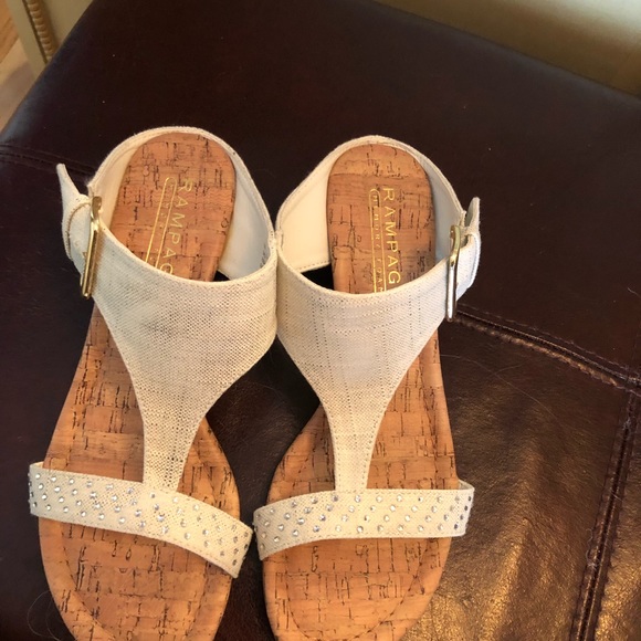 rampage memory foam sandals